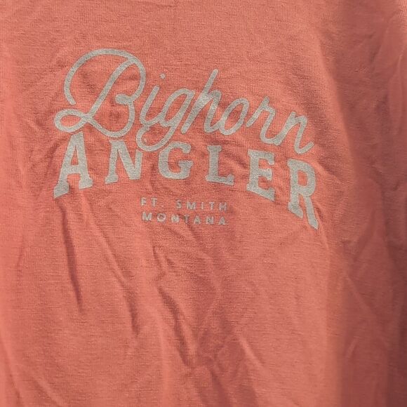 Patagonia "Bighorn Angler" Orange Lightweight Fishing Hoodie Sz L - Picture 3 of 7